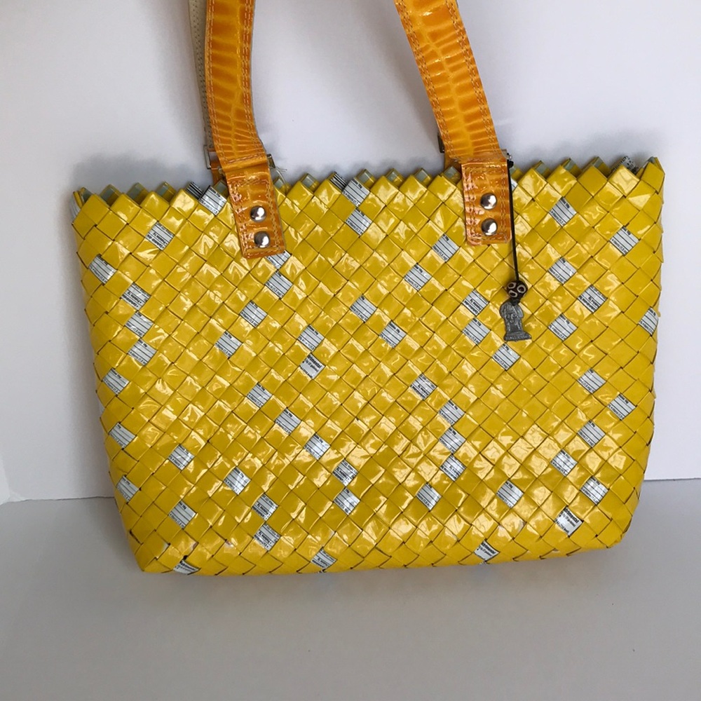 Nahui Ollin Large Yellow purse